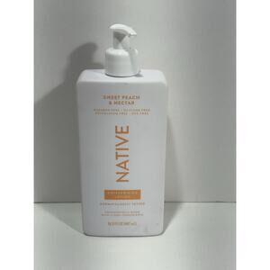 Native Body Lotion Sweet Peach & Nectar 16.5 Fl Oz Full Size New